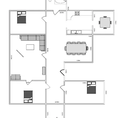 Moderen And Sleek 3br With Bath By The Lakes And Metro *